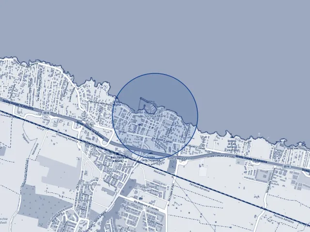 Torre a Mare, the coastal village 13 km from Bari town centre